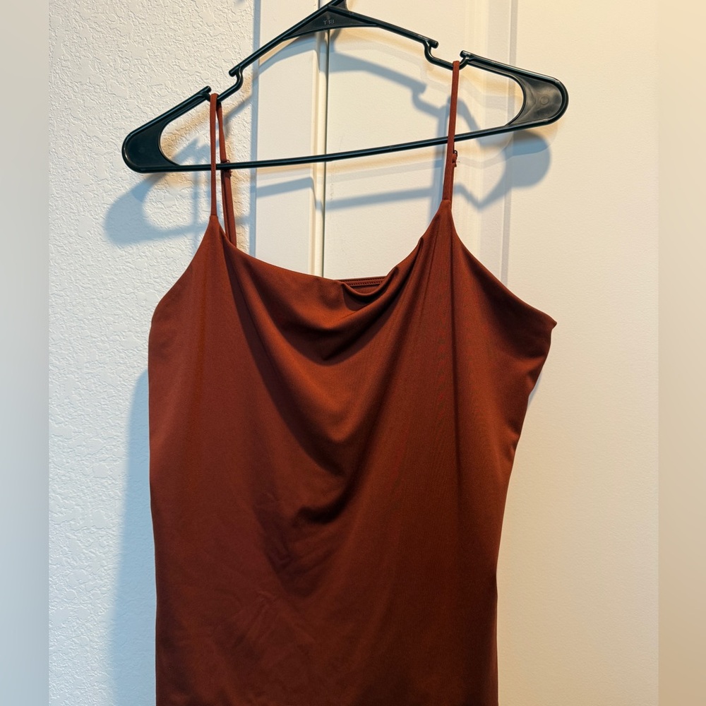 Nine West Red-Brown Camisole Top
